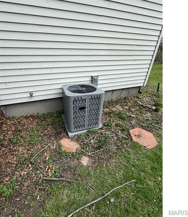 61 Pine Trl, Fairview Heights, IL 62208 - exterior view of central AC unit