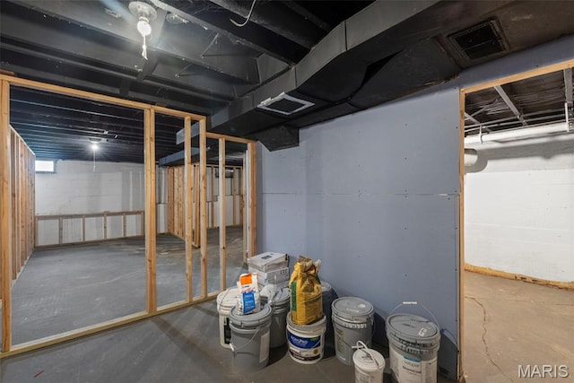 449 Hillcrest Blvd, Ballwin, MO 63021 - view of unfinished basement
