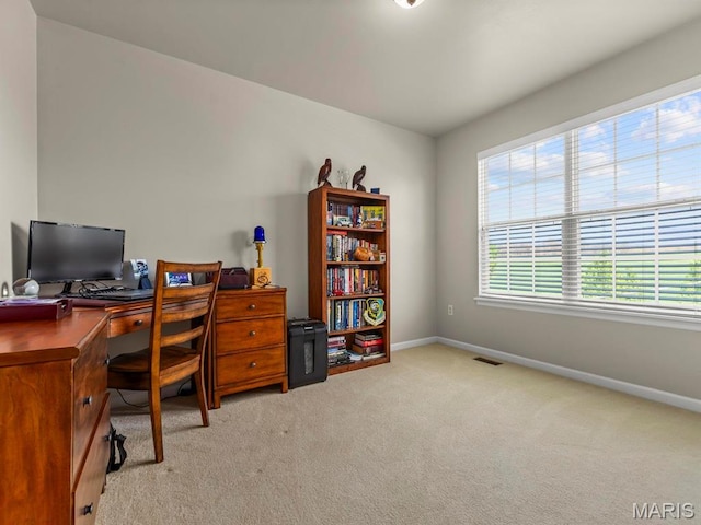 1509 Cedar Ridge Dr, Ofallon, IL 62269 - carpeted office featuring baseboards