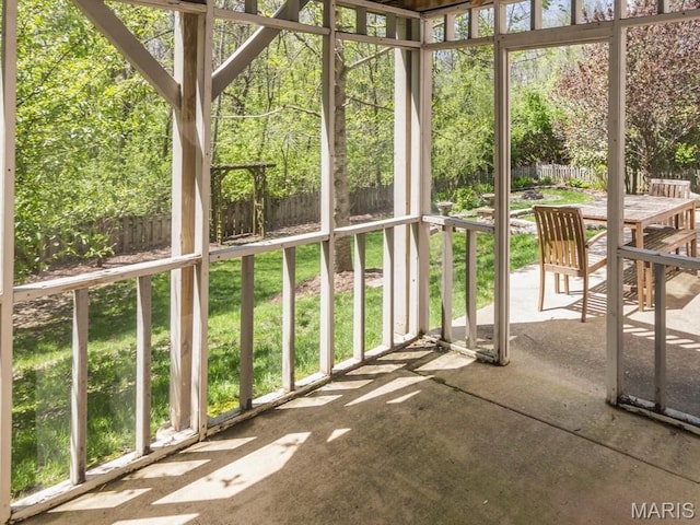1509 Cedar Ridge Dr, Ofallon, IL 62269 - view of unfurnished sunroom