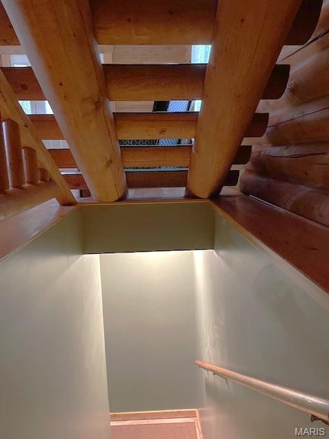 view of staircase
