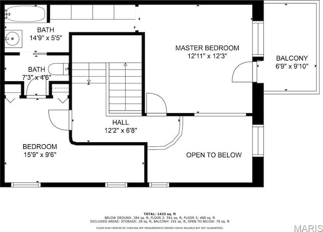 4366 W Pine Blvd Unit Cw, Saint Louis, MO 63108 - floor plan / room layout