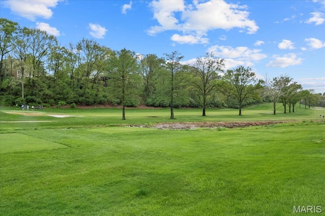 2244 Kehrsglen Ct, Clarkson Valley, MO 63005 - view of property's community with a lawn and view of scattered trees