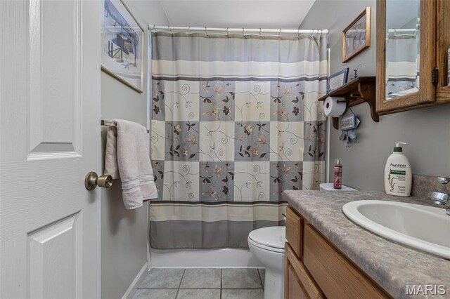 13219 Apache Point Dr, Saint Genevieve, MO 63670 - full bath with tile patterned floors, toilet, and vanity
