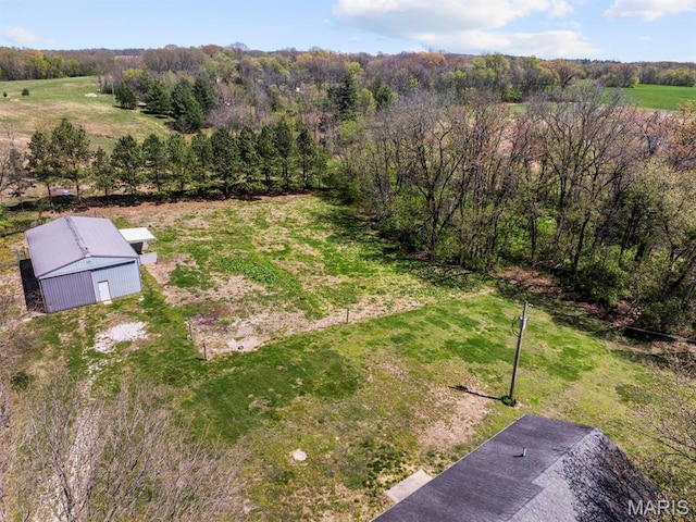 3701 Brandt Rd, Fults, IL 62298 - aerial view of a heavily wooded area