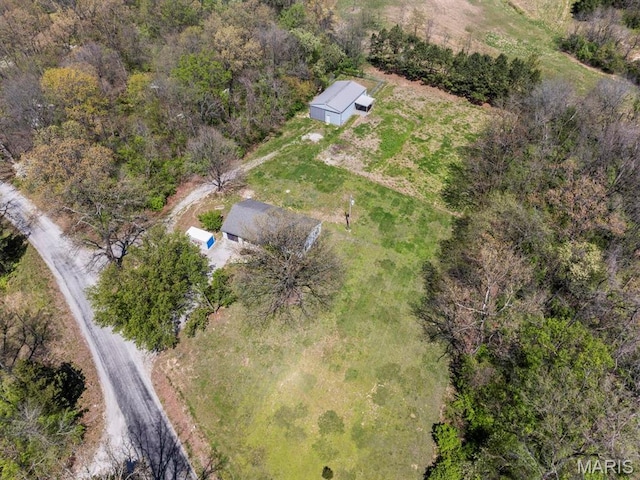 3701 Brandt Rd, Fults, IL 62298 - overview of rural landscape