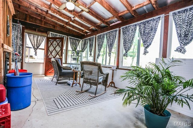 5507 Sassafras Ln, High Ridge, MO 63049 - sunroom with a ceiling fan