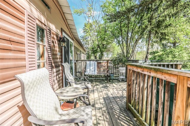 5507 Sassafras Ln, High Ridge, MO 63049 - view of deck