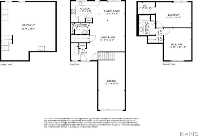 156 Cascade Terrace Dr, Ballwin, MO 63021 - view of property floor plan