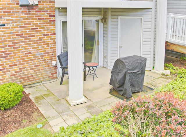 1912 Marine Terrace Dr Unit C, Saint Louis, MO 63146 - view of patio featuring area for grilling
