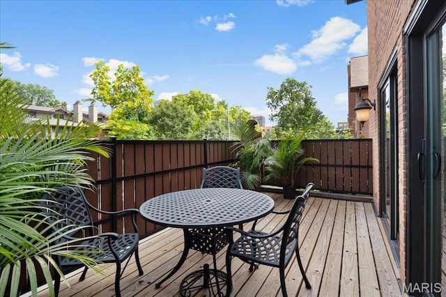 139 N Central Ave Unit P, Saint Louis, MO 63105 - view of wooden terrace