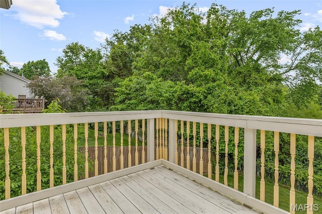 1421 N Woods Dr, Festus, MO 63028 - view of wooden deck