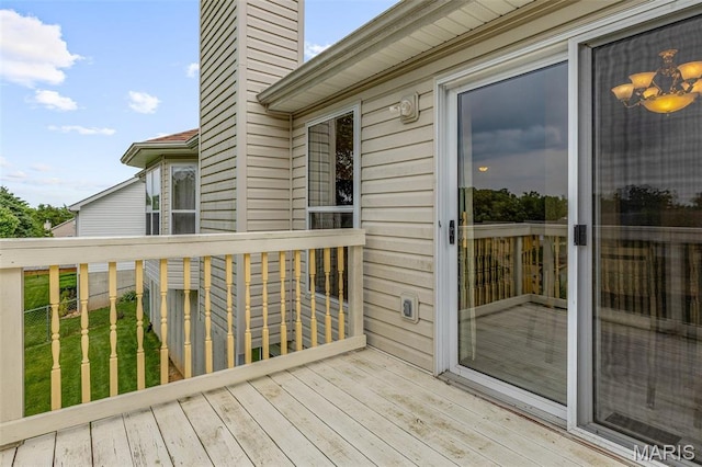 1421 N Woods Dr, Festus, MO 63028 - view of wooden deck