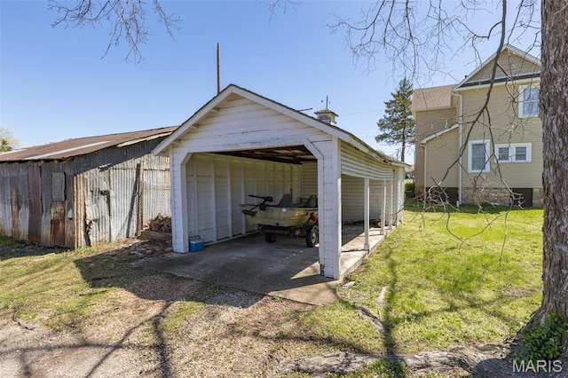 323 N Division St, Bonne Terre, MO 63628 - view of outbuilding with an outbuilding