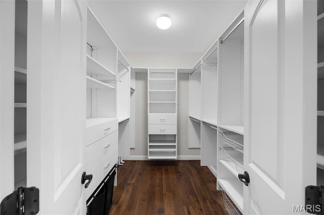 1264 Wilton Ln, Saint Louis, MO 63122 - walk in closet featuring dark wood-type flooring