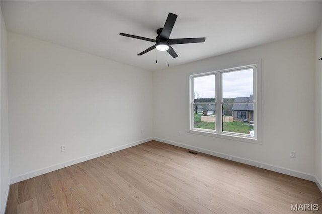 10204 Riehl Farm Dr, Potosi, MO 63664 - empty room with wood finished floors and ceiling fan