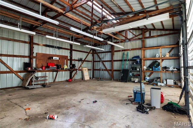 14276 State Route 21, De Soto, MO 63020 - garage featuring metal wall