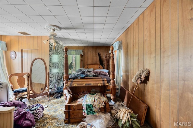 883 Biltmore St, Saint Genevieve, MO 63670 - bedroom featuring wooden walls
