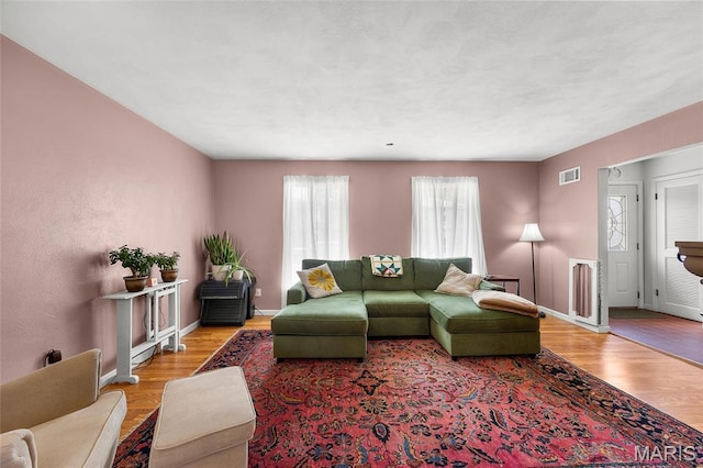 6623 Neosho St, Saint Louis, MO 63109 - living room featuring light wood finished floors and baseboards