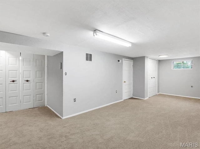 3100 Edgemont Ct, Saint Ann, MO 63074 - basement featuring carpet and baseboards