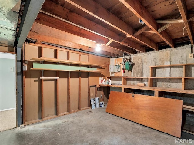 3100 Edgemont Ct, Saint Ann, MO 63074 - view of unfinished basement