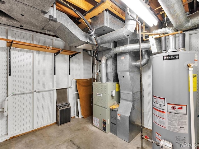 3100 Edgemont Ct, Saint Ann, MO 63074 - utilities featuring gas water heater and heating unit