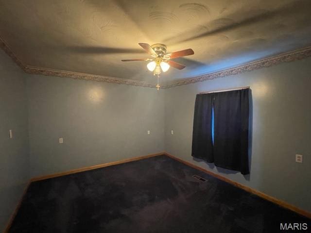 515 S Main St, Fredericktown, MO 63645 - carpeted empty room featuring a ceiling fan and baseboards