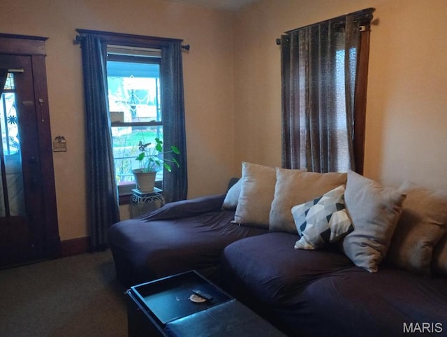 306 Kingshighway, East Alton, IL 62024 - bedroom with carpet flooring and baseboards