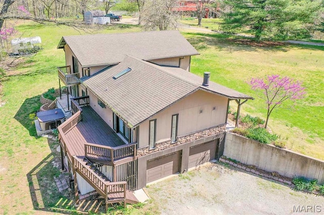 3019 Cedar Ridge Ln, Waterloo, IL 62298 - aerial view of property and surrounding area