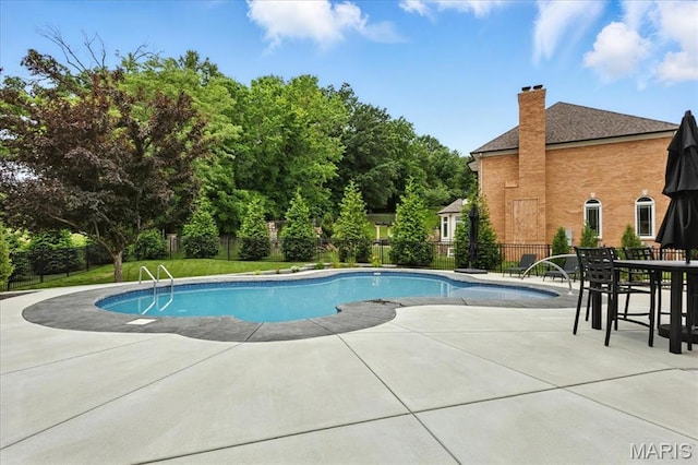 500 Overlook Terrace Court, Eureka, MO 63025 - view of pool featuring a patio
