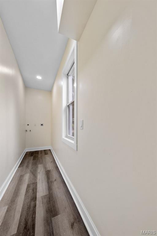236 Georgia Ave, Saint Louis, MO 63135 - hall with baseboards and wood finished floors