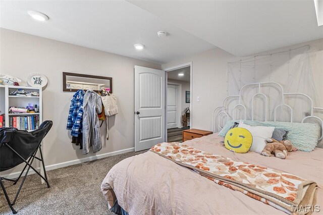 105 Shepherd Mountain Rd, Farmington, MO 63640 - carpeted bedroom featuring baseboards and recessed lighting