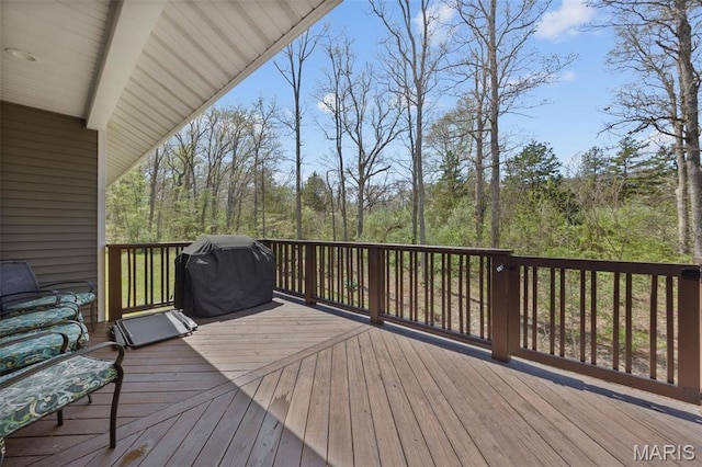409 Pawnee Dr, Irondale, MO 63648 - deck featuring grilling area