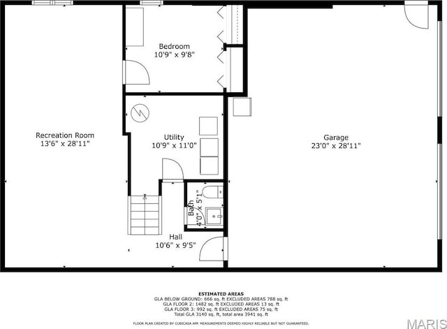 14 Sierra Dr, Glen Carbon, IL 62034 - floor plan / room layout