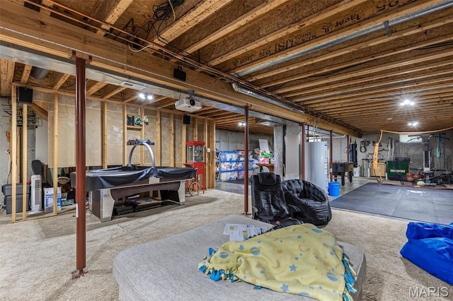601 John David Dr, Farmington, MO 63640 - unfinished below grade area with gas water heater