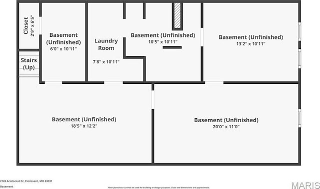 2126 Aristocrat Dr, Florissant, MO 63031 - home floor plan