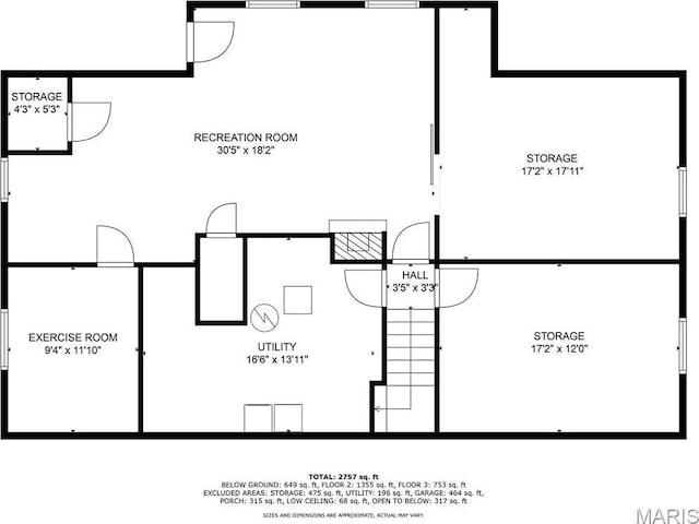 234 SE 350th St, Carrollton, IL 62016 - floor plan / room layout