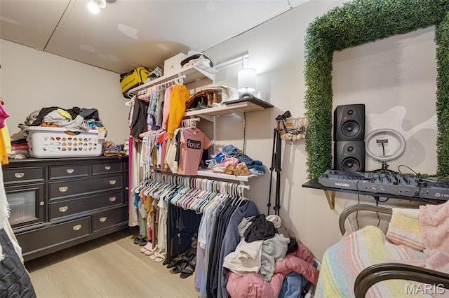 305 N Main St, Saint Genevieve, MO 63670 - walk in closet with light wood-style floors