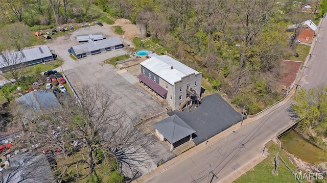 305 N Main St, Saint Genevieve, MO 63670 - aerial view of property's location
