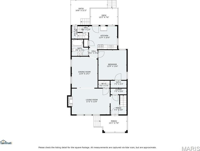 3125 Miami St, Saint Louis, MO 63118 - home floor plan