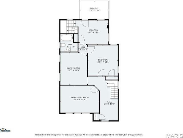 3125 Miami St, Saint Louis, MO 63118 - home floor plan