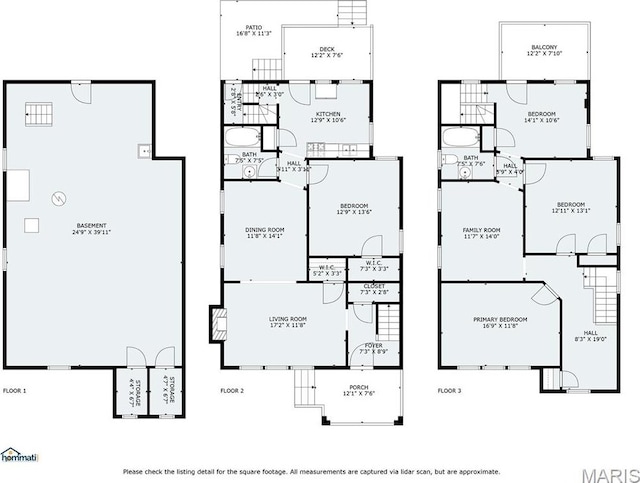 3125 Miami St, Saint Louis, MO 63118 - floor plan / room layout