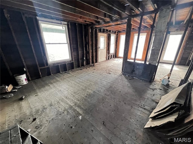 misc room featuring healthy amount of natural light