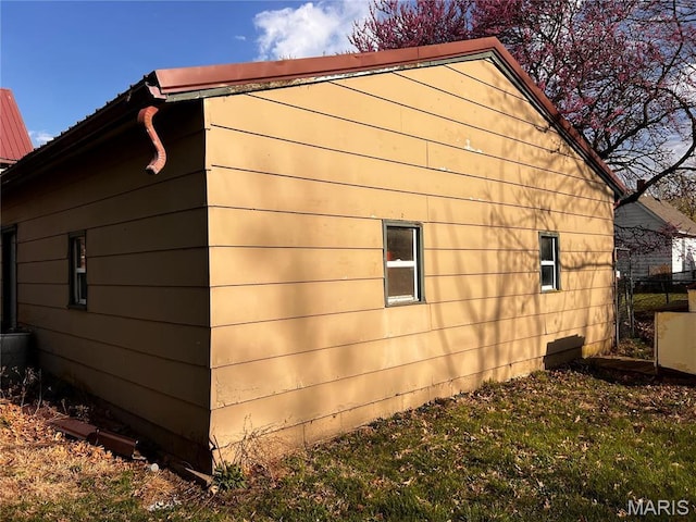 view of side of property