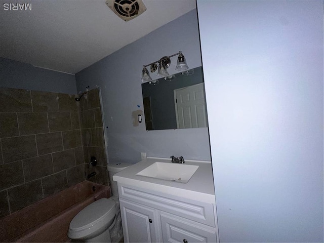 2370 Hawthorne Manor Dr, Florissant, MO 63031 - full bath featuring toilet, vanity, and  shower combination
