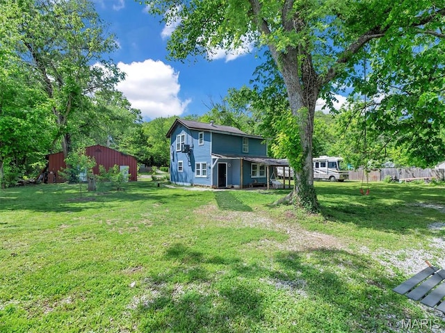 2822 State Rd W, Eureka, MO 63025 - back of property with a yard