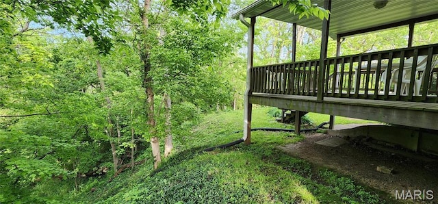 500 Church St, Chester, IL 62233 - view of yard with a deck