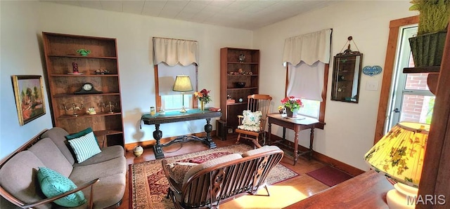 500 Church St, Chester, IL 62233 - living area with wood finished floors and baseboards