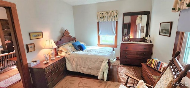 500 Church St, Chester, IL 62233 - bedroom with multiple windows and wood finished floors
