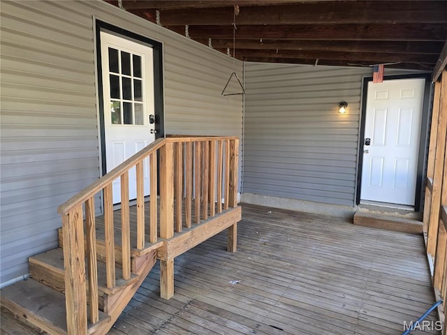 view of deck